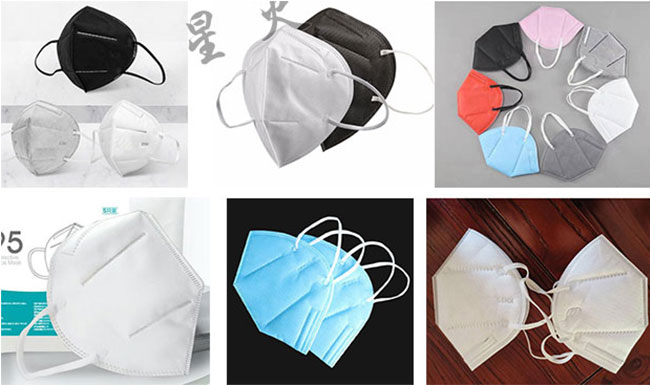 星火江蘇kn95口罩機設備展示及生產(chǎn)樣品