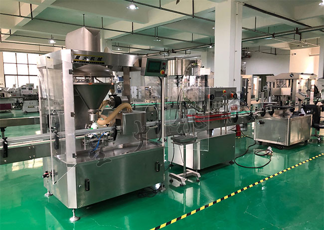 星火中央廚房調味料生產(chǎn)線(xiàn)設備展示