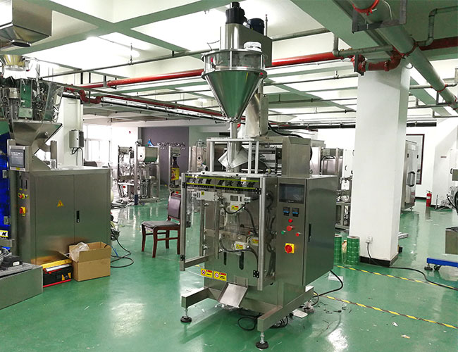 星火袋裝調味粉自動(dòng)包裝機設備展示