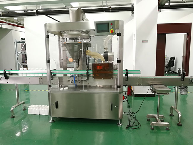 粉劑灌裝自動(dòng)定量包裝機設備展示